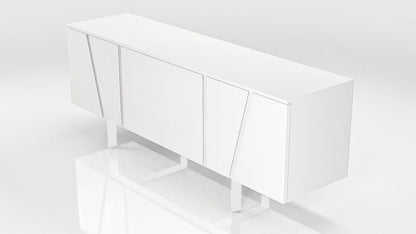Modrest Mario Modern White Veneer Buffet