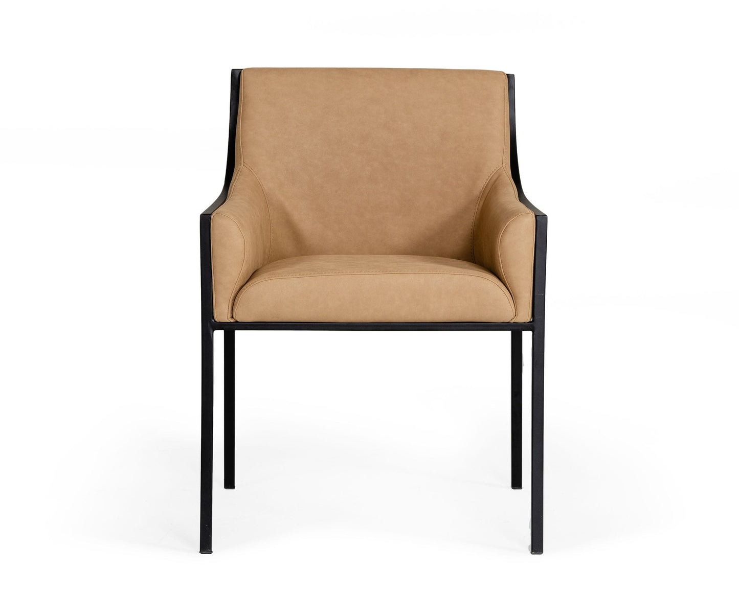 Modrest Raul Modern Suede Tan Dining Chair