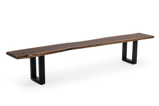Modrest Taylor X-Large 102" Modern Live Edge Dining Bench