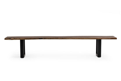Modrest Taylor X-Large 102" Modern Live Edge Dining Bench