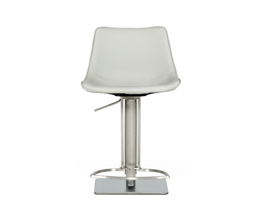 Modrest Manning Modern Light Grey Bar Stool