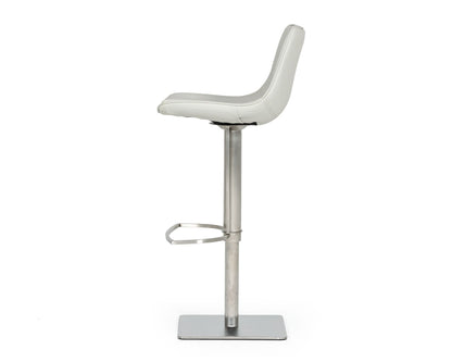 Modrest Manning Modern Light Grey Bar Stool