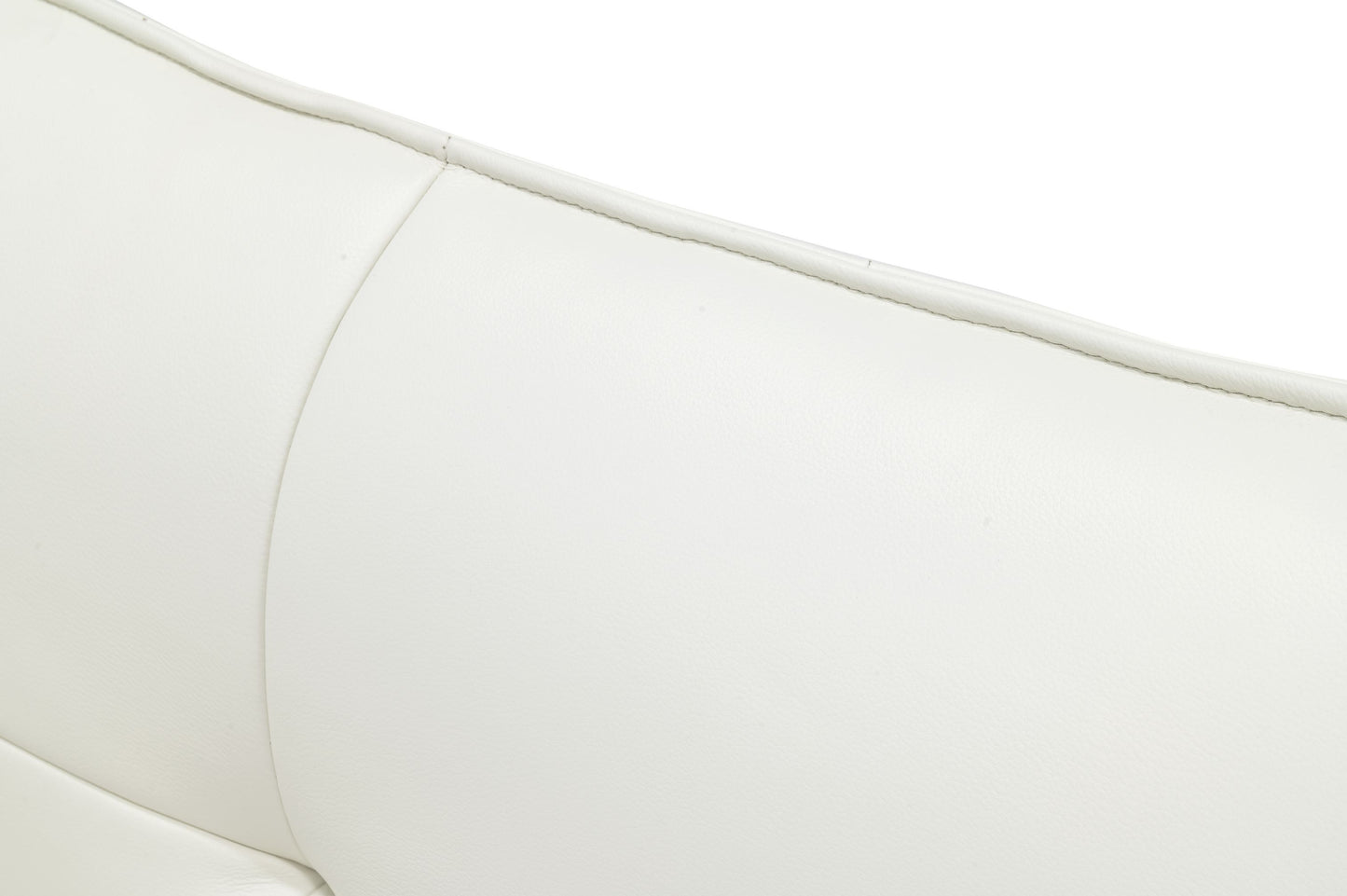 Modrest Patrick Modern White Leather Bed