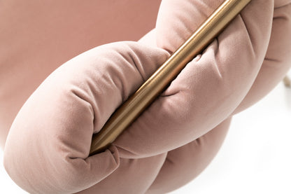 Modrest Debra Modern Pink Fabric Dining Chair