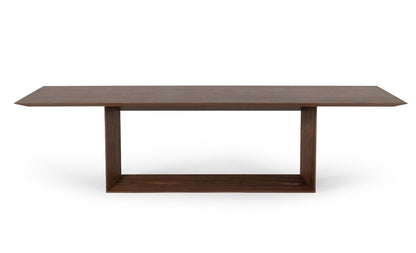 Modrest Channa Modern Walnut Dining Table