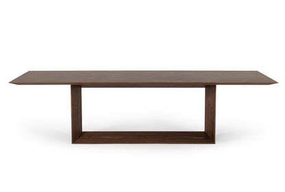 Modrest Channa Modern Walnut Dining Table