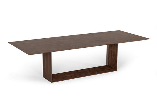 Modrest Channa Modern Walnut Dining Table