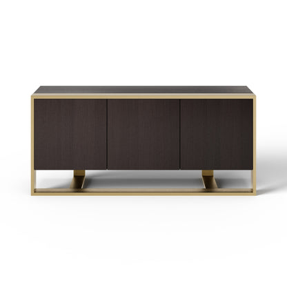 Modrest Modern Fauna Wenge and Brass Buffet