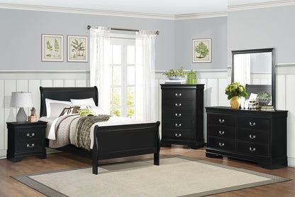 Homelegance Nightstand Mayville Black 2147BK-4
