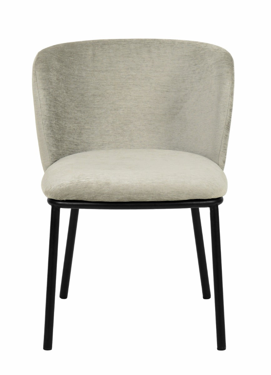 Modrest Bessie Modern Grey Dining Chair Set of 2