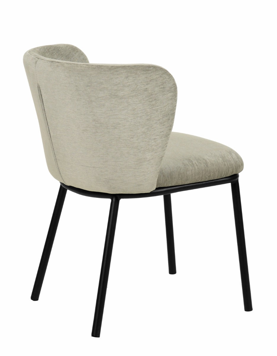Modrest Bessie Modern Grey Dining Chair Set of 2