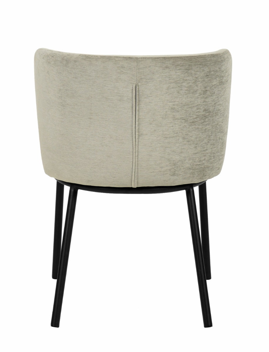 Modrest Bessie Modern Grey Dining Chair Set of 2