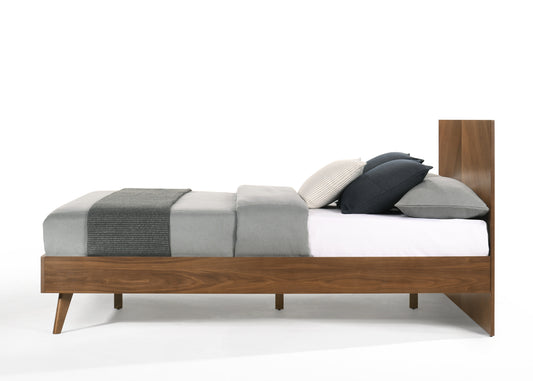 Nova Domus Kamela -Modern Walnut Queen Bed