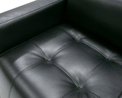Divani Casa Schmidt Modern Black Leather Chair