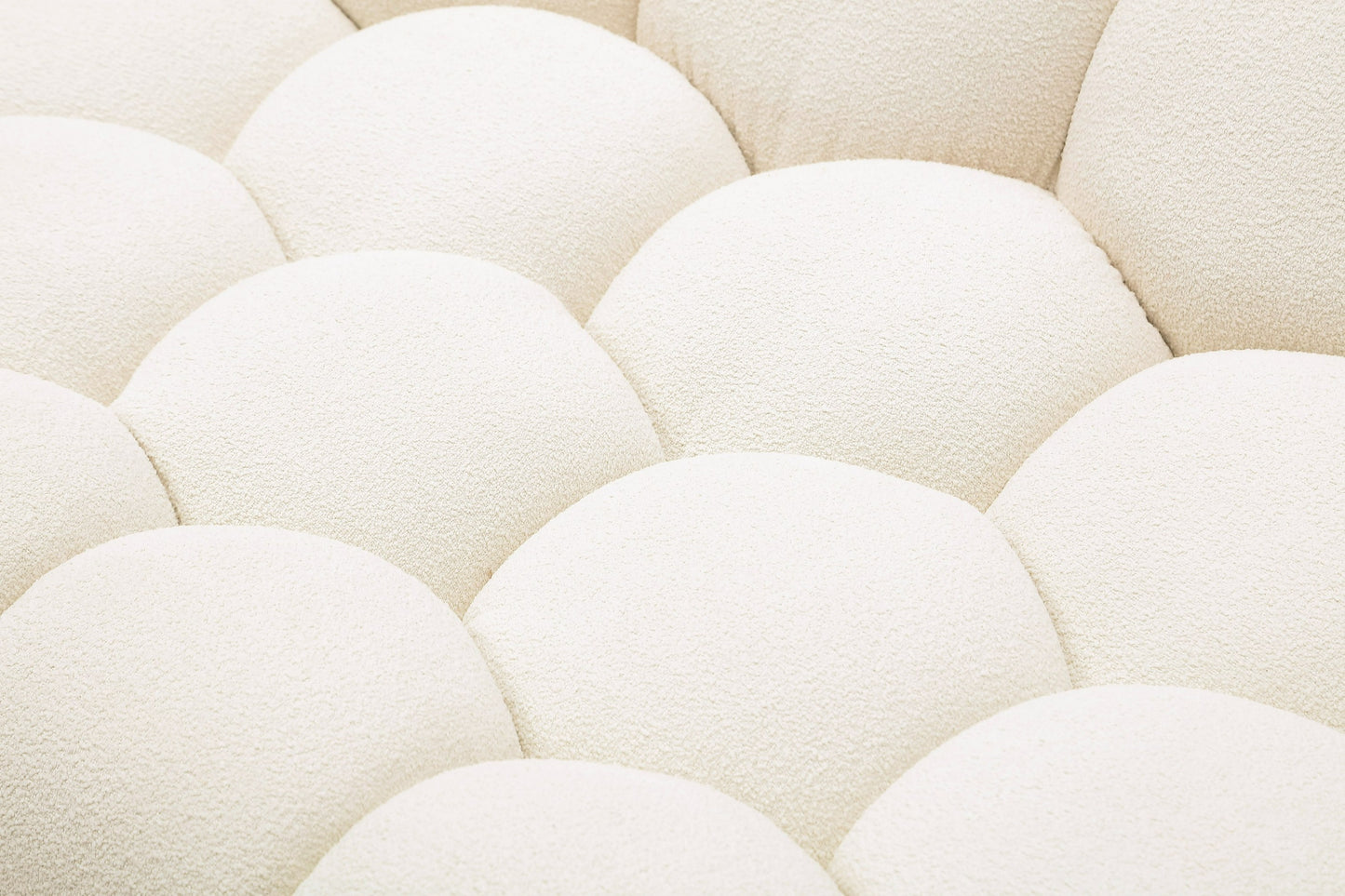 Divani Casa Yolonda Modern Curved Off-White Fabric Chair