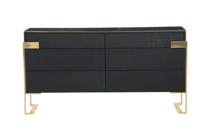 Modrest Rothsay Modern Wenge Gold Dresser