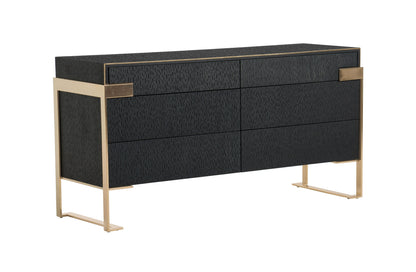 Modrest Rothsay Modern Wenge Gold Dresser