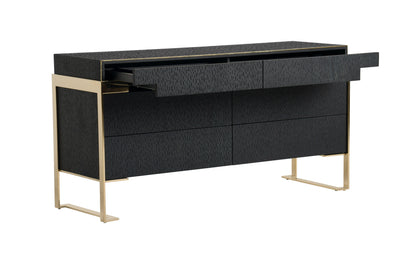 Modrest Rothsay Modern Wenge Gold Dresser