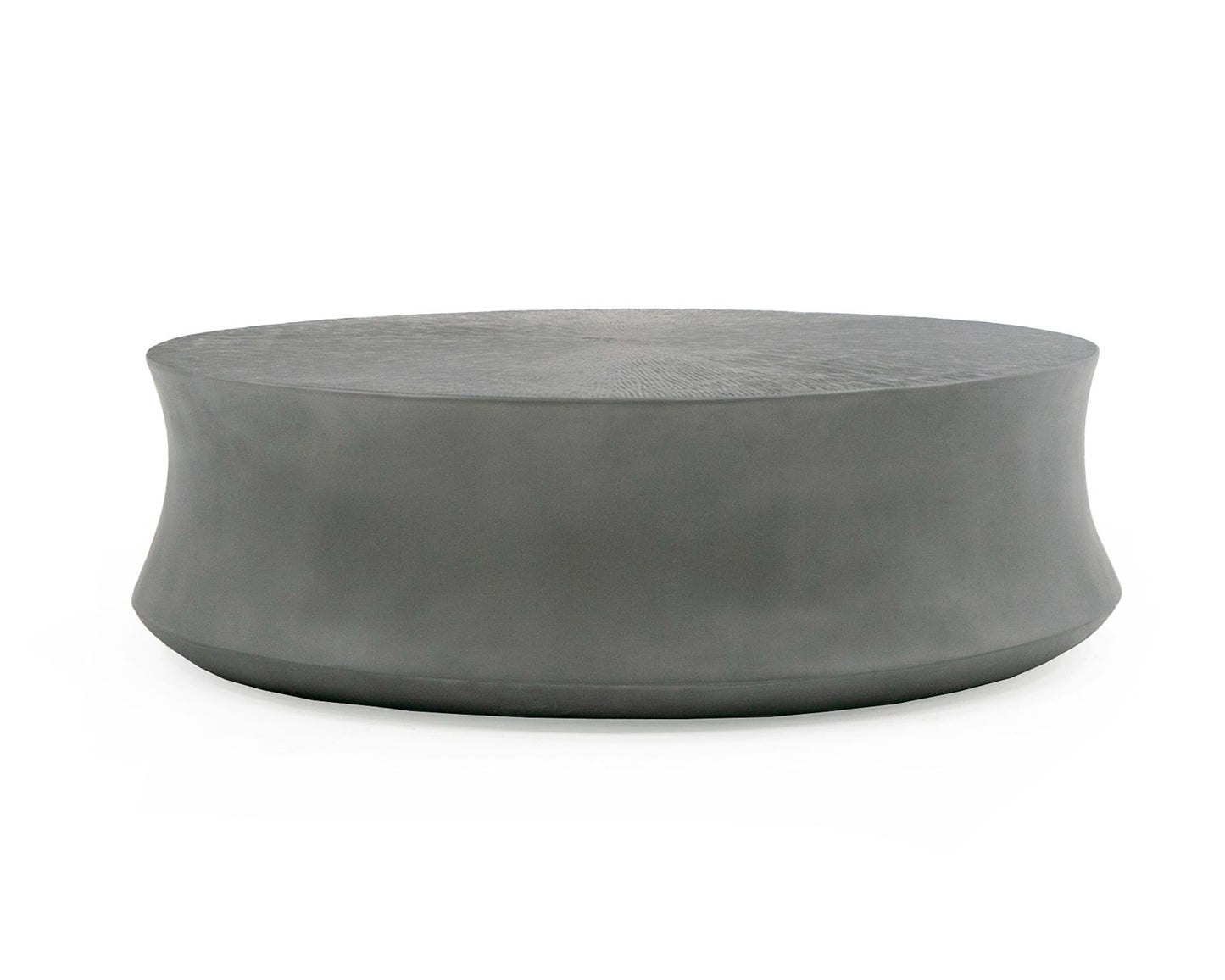 Modrest Airdrie Modern Antique Grey Small Round Coffee Table