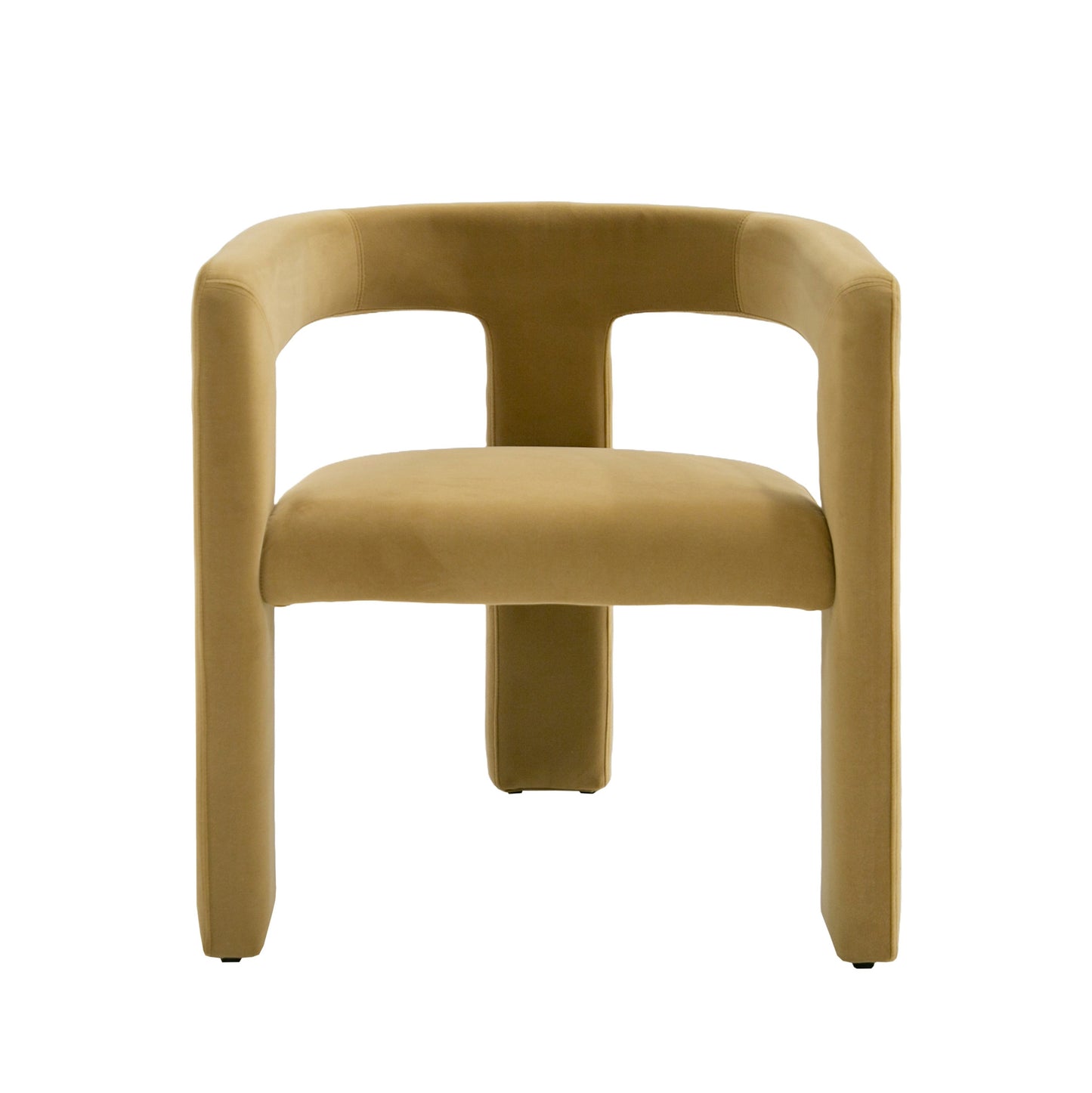 Modrest Cherish Modern Tan Fabric Dining Chair