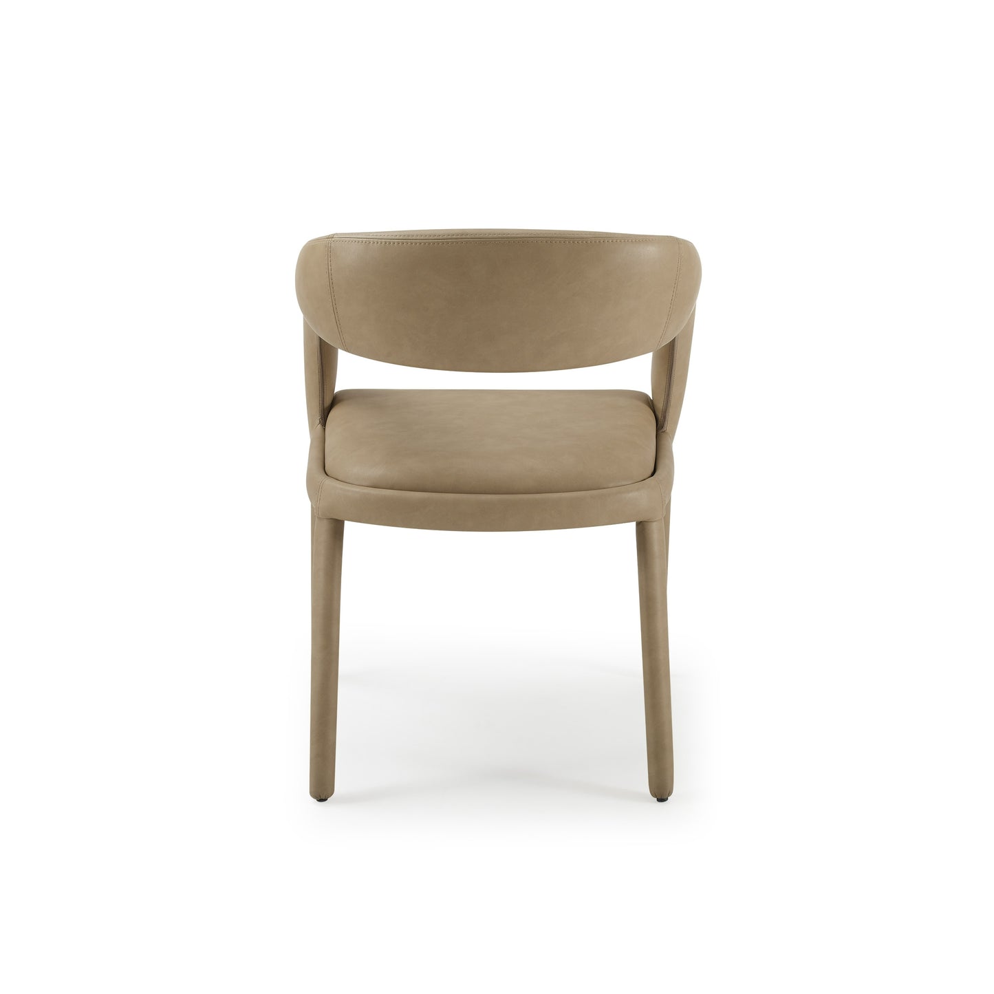 Modrest Faerron Modern Tan Leatherette Dining Chair