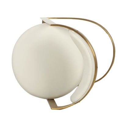 Modrest Shandra Beige Pleather Gold Counter Stool