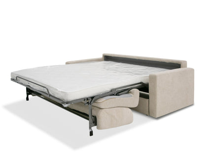 Lamod Italia Revers Italian Modern Sand Fabric Full Sofabed