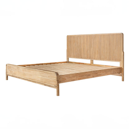 Modrest Mikala Modern Natural Oak Bed
