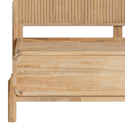 Modrest Mikala Modern Natural Oak Bed