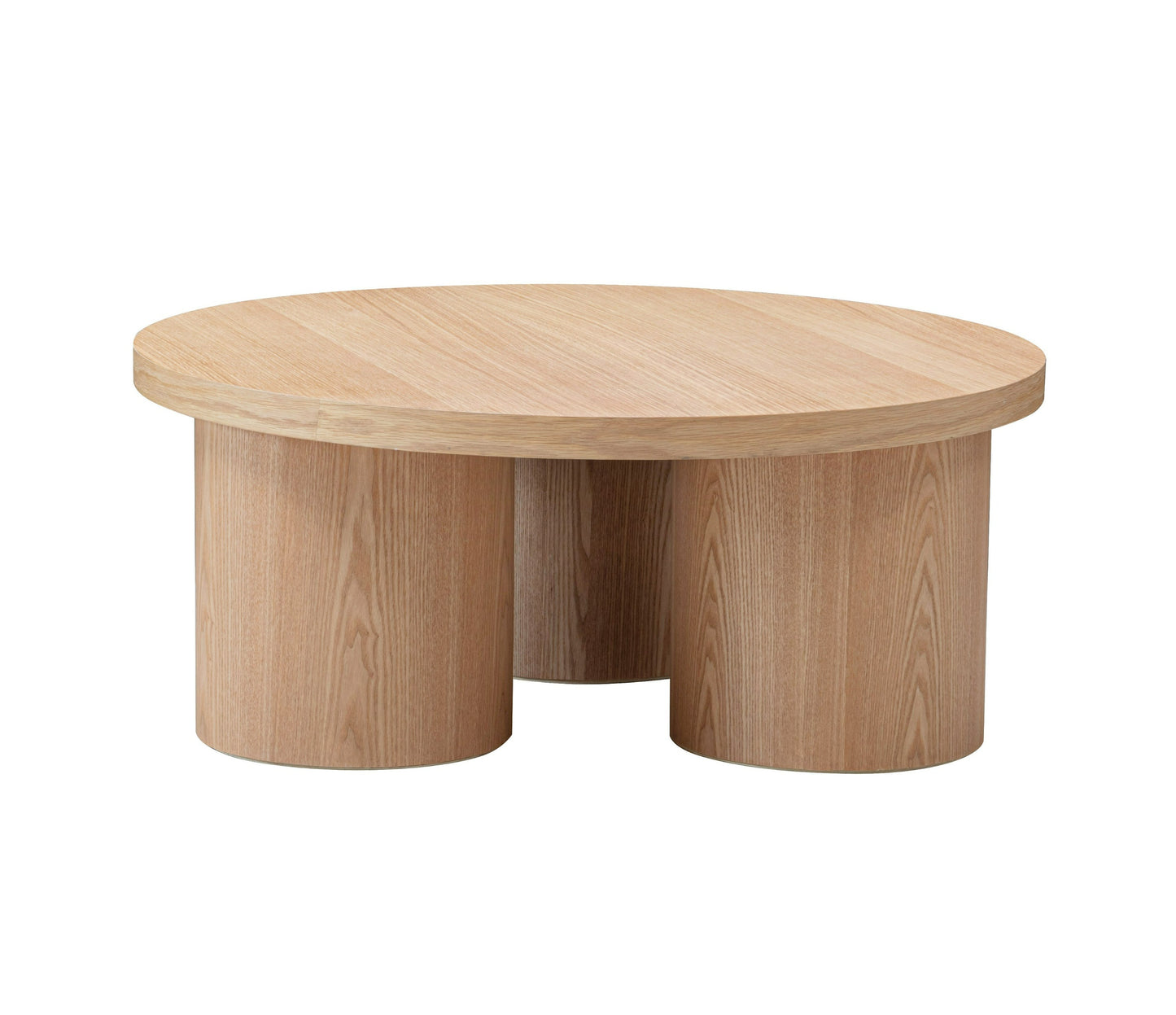 Modrest Babson Modern Natural Oak Round Coffee Table
