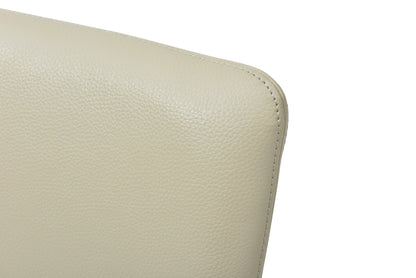 Modrest Taryn Modern Light Grey Stainless Steel Dining Chair