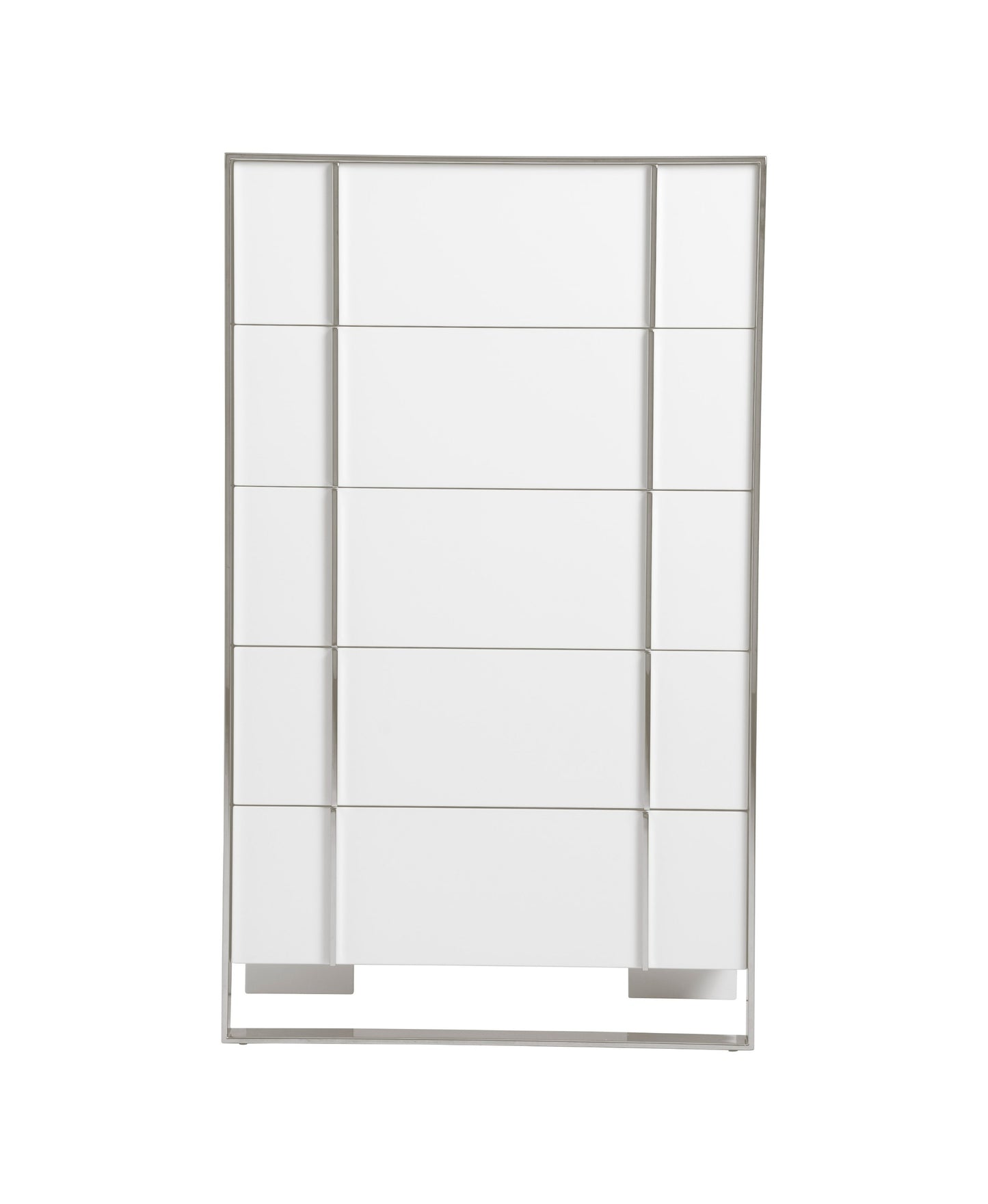 Modrest Cartier Modern White Stainless Steel Chest