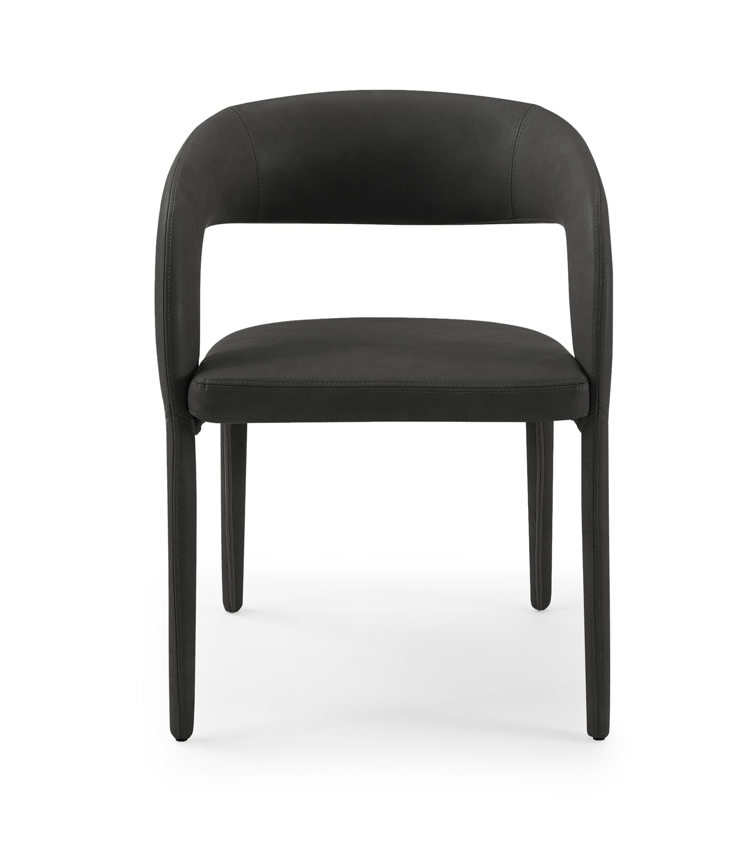 Modrest Faerron Modern Black Leatherette Dining Chair