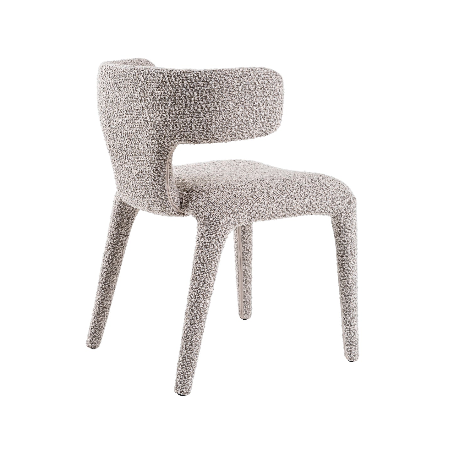Modrest Saehee Modern Light Grey Fabric Dining Chair