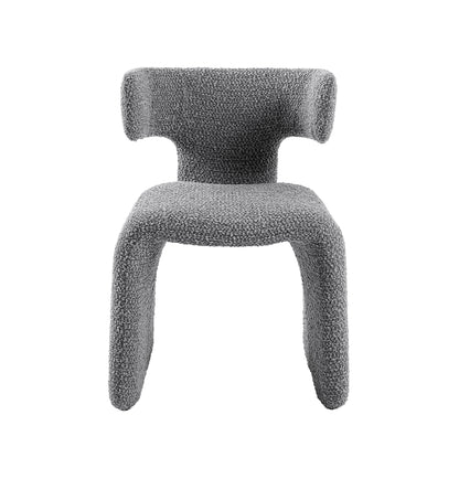 Modrest Bergman Modern Light Grey Fabric Dining Chair