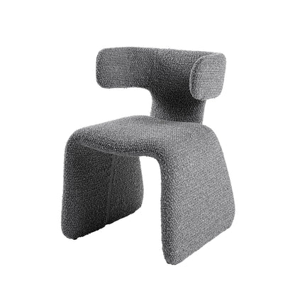 Modrest Bergman Modern Light Grey Fabric Dining Chair