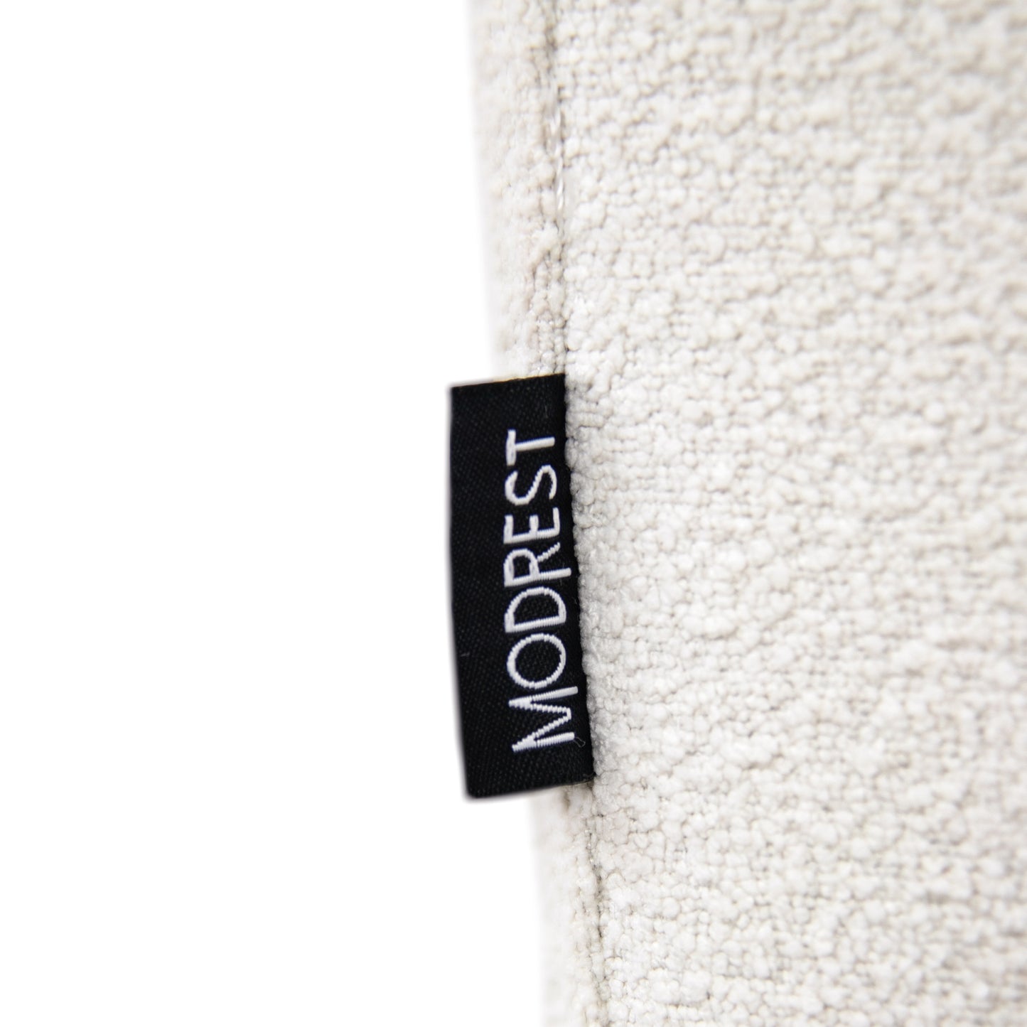 Modrest Byrne Modern Off White Fabric Bed