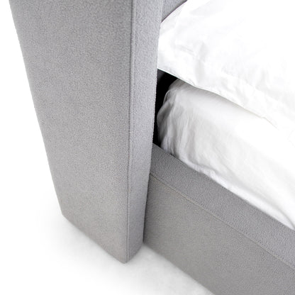 Modrest Byrne Modern Grey Fabric Bed