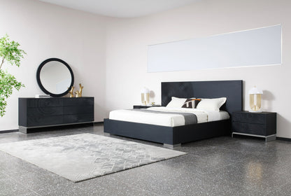 Lamod Cirque Modern Black Ash Dresser