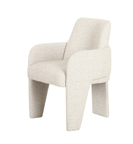 Modrest Cando Modern Beige Fabric Dining Chair