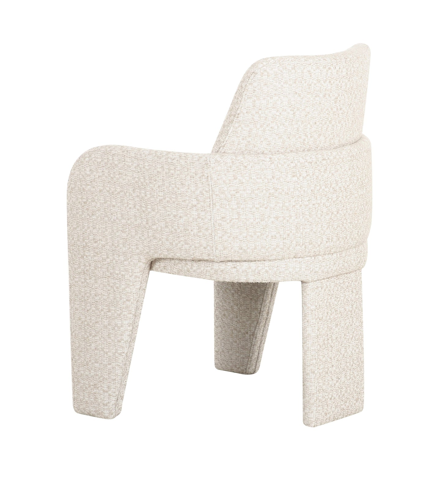 Modrest Cando Modern Beige Fabric Dining Chair