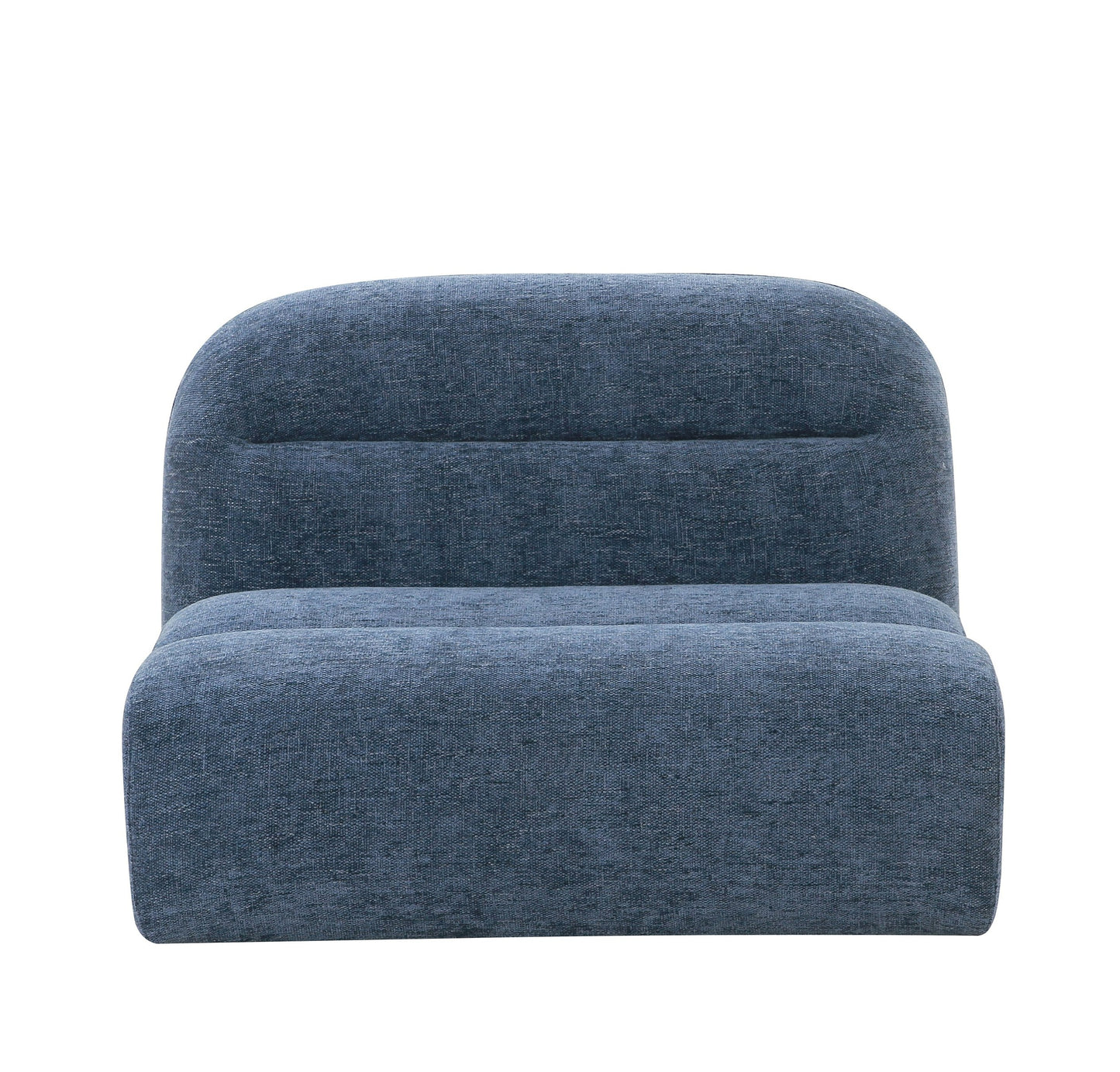 Divani Casa Forman Modern Blue Fabric Modular Sectional Sofa