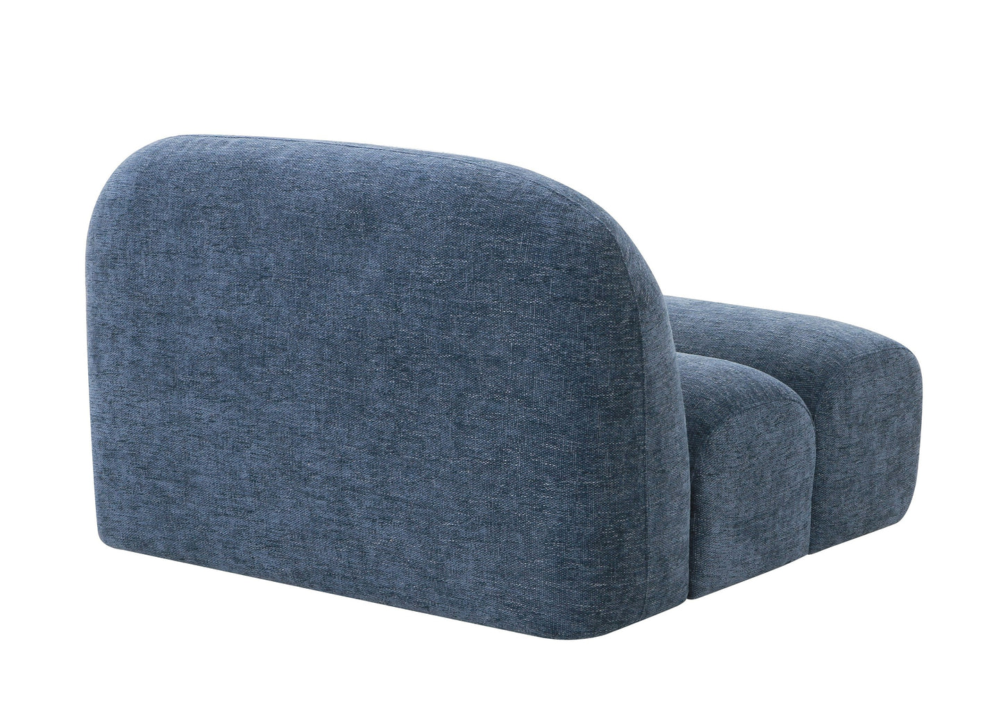 Divani Casa Forman Modern Blue Fabric Modular Sectional Sofa