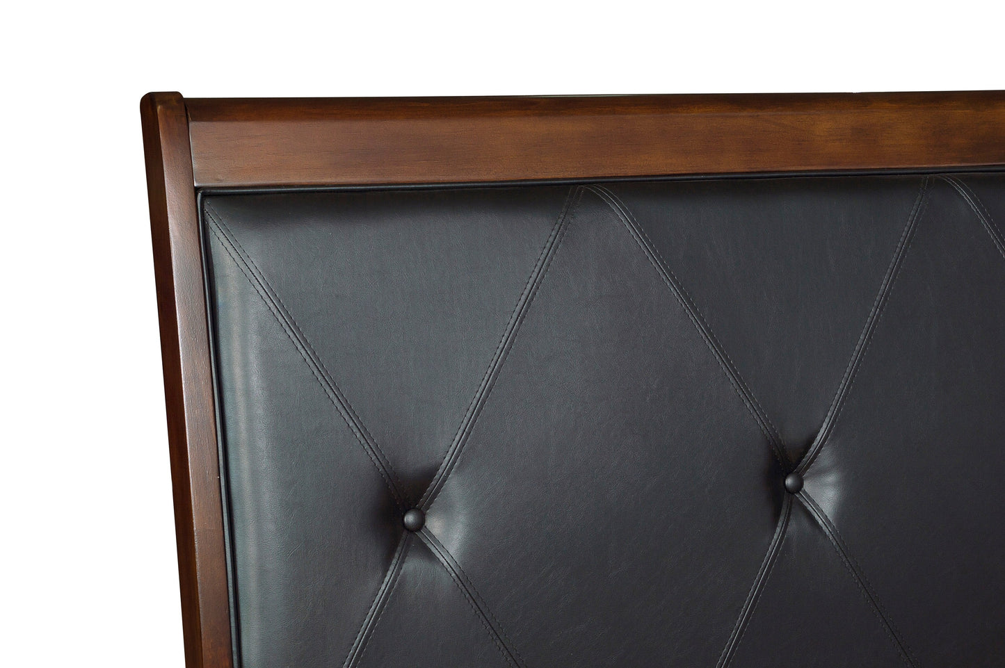 Homelegance Queen Bed Cotterill Dark Cherry Finish 1730-1