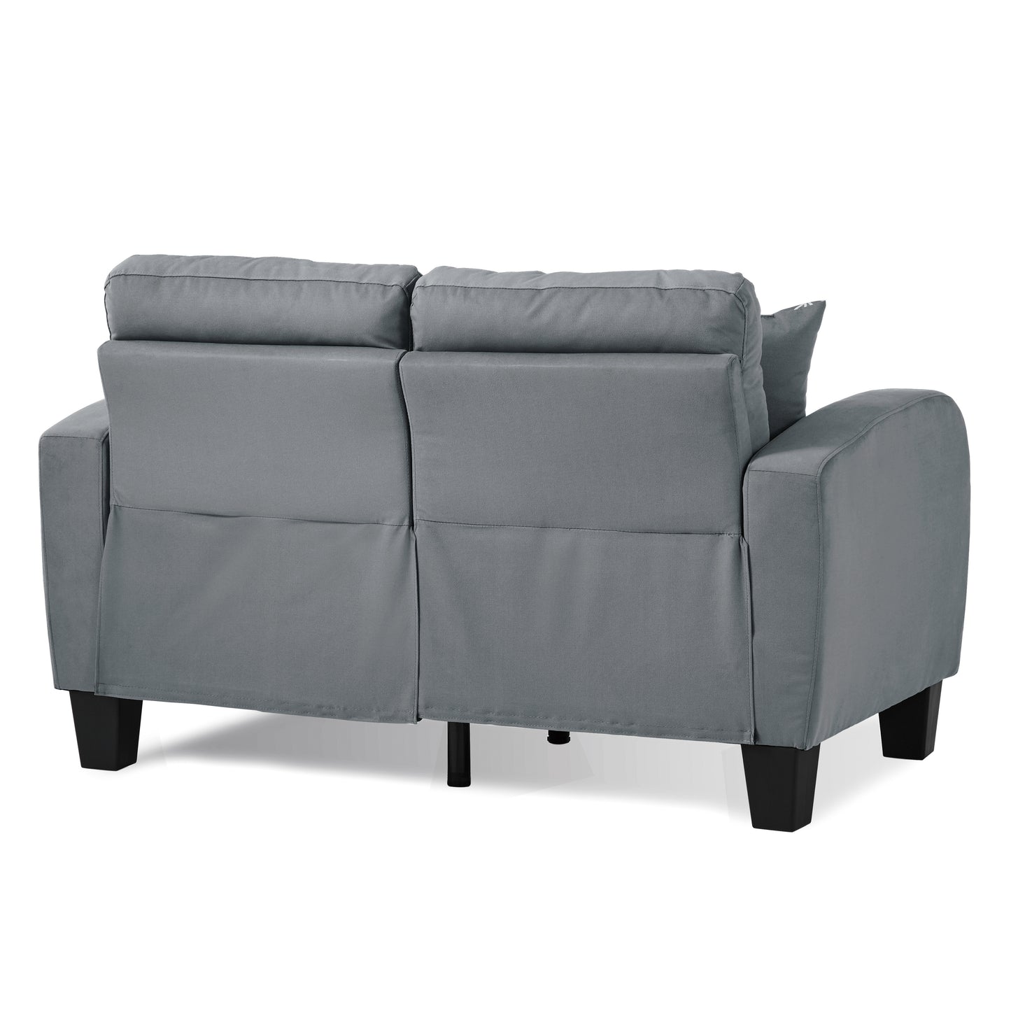 Homelegance Sinclair Loveseat in Textured Gray Upholstery 8202GRY-2