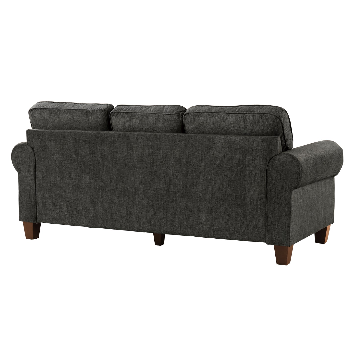 Homelegance Cornelia Dark Gray Sofa with Nailhead Trim 8216DG-3