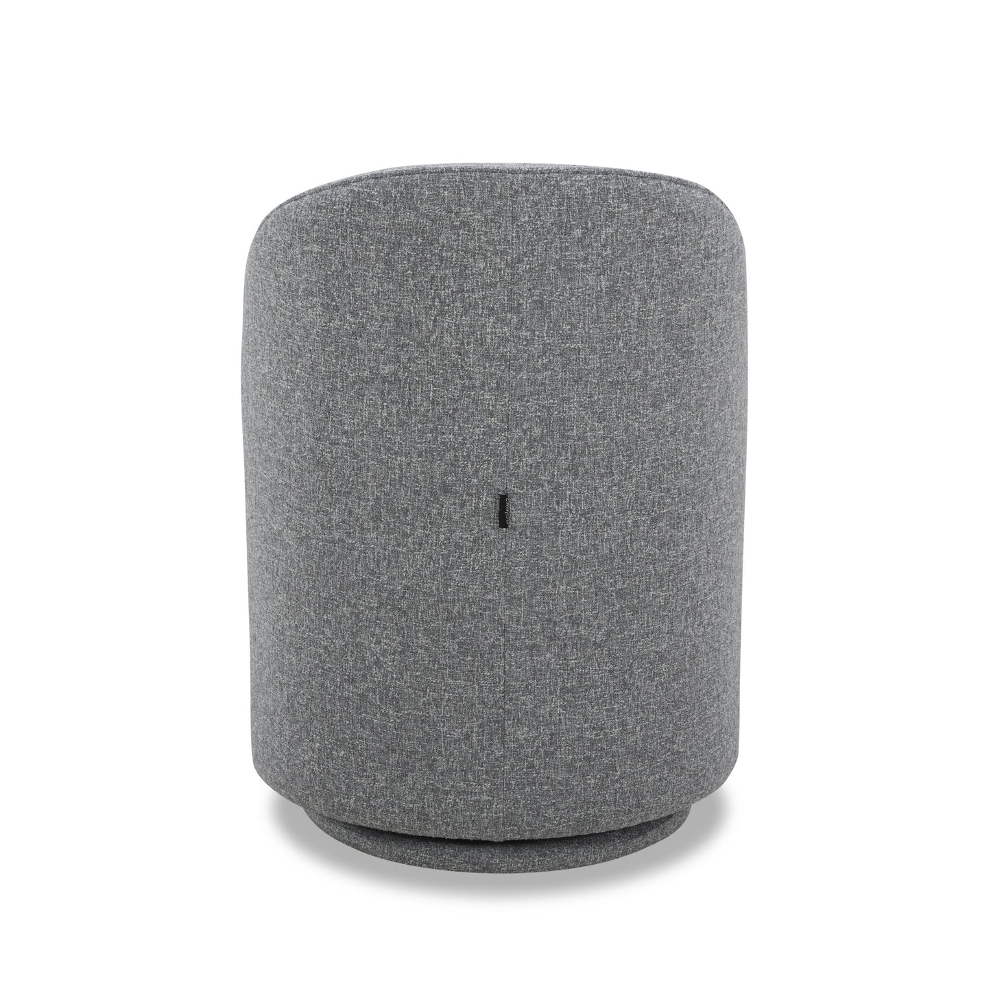 Modrest Correa Modern Grey Fabric Swivel Dining Chair