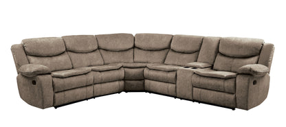 Homelegance Bastrop Sectional Sofa in 8230FBR-SC Stylish Comfort Design