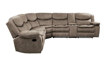 Homelegance Bastrop Sectional Sofa in 8230FBR-SC Stylish Comfort Design