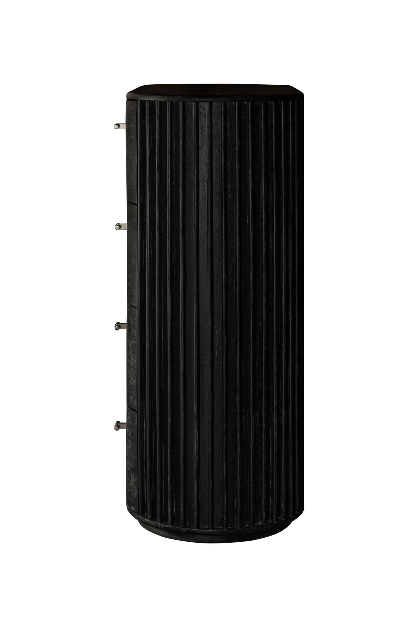 Modrest Fields Modern Black Acacia Chest